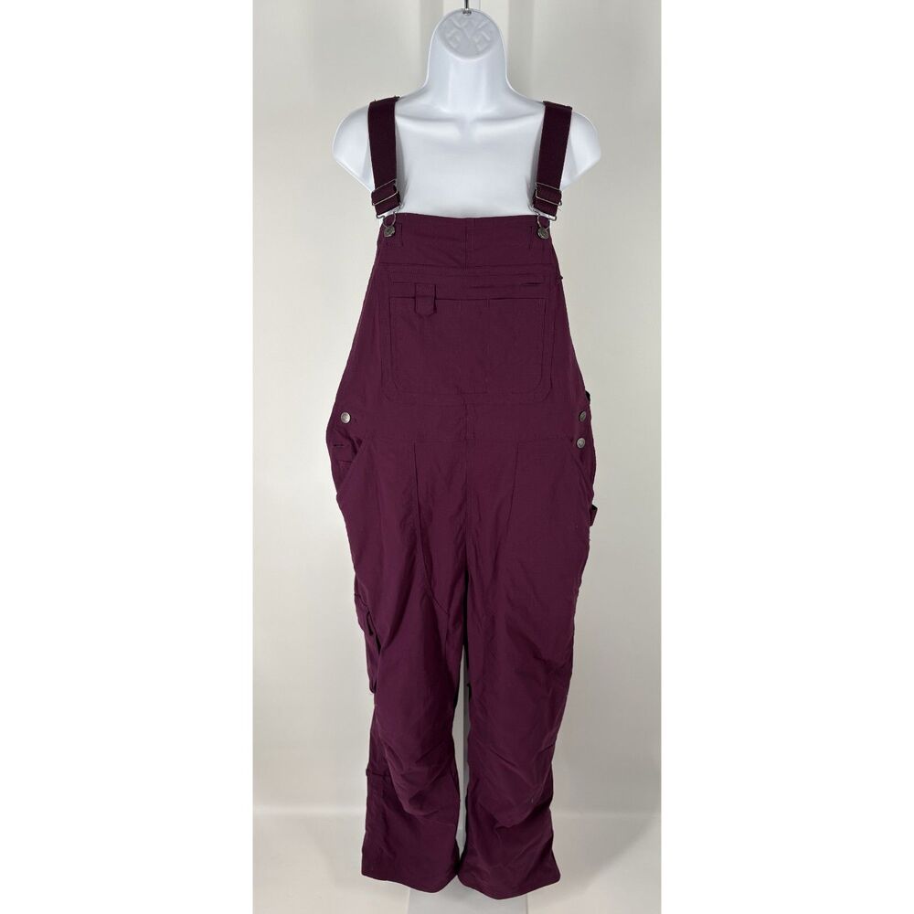 Duluth Trading Company Women's Heirloom Gardening Bib Overalls magenta colorway